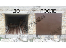 Установка гаражных ворот ул.Инан