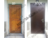Установка двери а.Лозовое