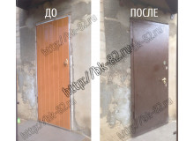 Замена входной двери, Белое-4